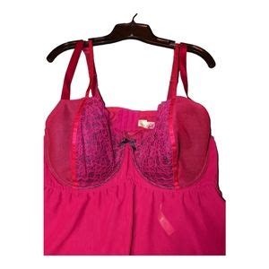 Cacique Intimates Sleepwear Nwt Cacique Pc Lingerie Seriously Sexy Collection Hot Pink