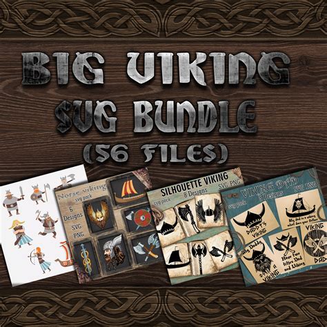 6 Norse Viking SVG Designs MasterBundles