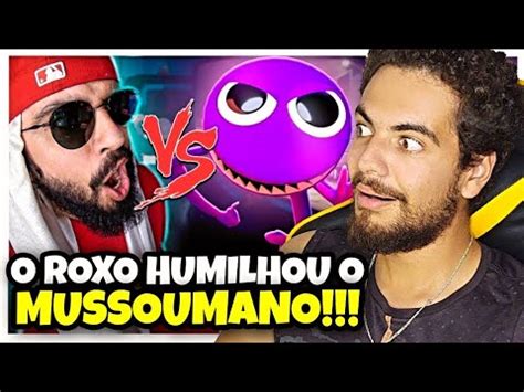 Reagindo Ao Roxo Do Roblox Rainbow Friends Vs Mussoumano Batalha