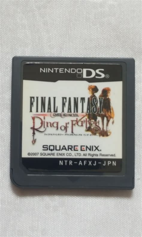 Nintendo Ds Final Fantasy Ring Of Fates Toys Games Video Gaming