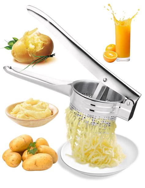 Multifunctional Heavy Duty Stainless Steel Potato Ricer And Masher