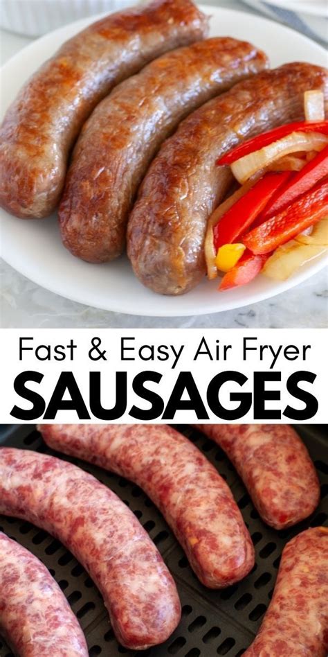 Fast And Easy Air Fryer Sausages Artofit