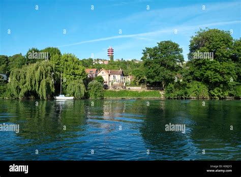 The marne river france Stock Photo - Alamy