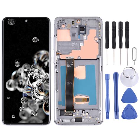 Original LCD Screen And Digitizer Full Assembly With Frame For Samsung