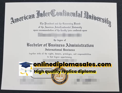 How to buy an American InterContinental University degree certificate ...