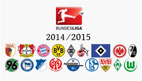 Bundesliga Team Logos 2017, HD Png Download - kindpng