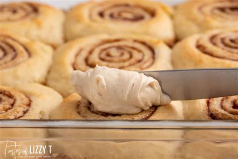 Cinnamon Roll Icing Recipe Tastes Of Lizzy T