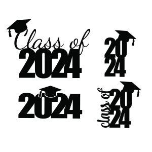 Class Of 2024 SVG Bundle Cut And Clipart Files PremiumSVG