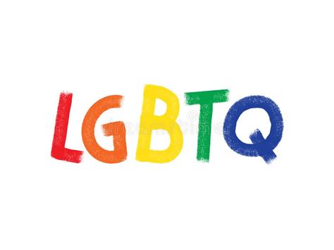 Mano Dibujar Lgbt Orgullo Mano Letra Escrita Aislado Plantilla