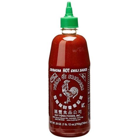 Huy Fong Sriracha Hot Chili Sauce 28 Oz 793 Ml Bulk Mart