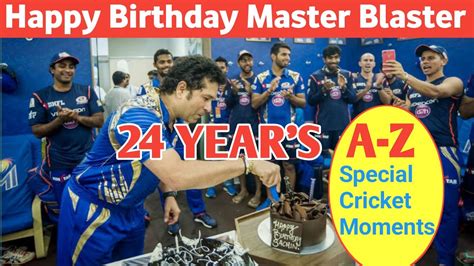 Sachin Tendulkar 50th Birthday Tendulkar Special Moments Youtube