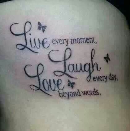 20 Catchiest Live Laugh Love Tattoos – Tattoos Design Idea