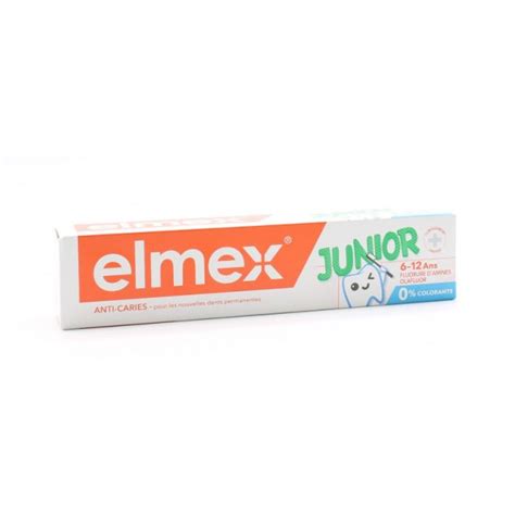 Elmex Junior Ans Dentifrice Anti Caries Ml Mon Rituel