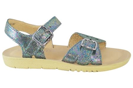 Start-rite Soft Harper 5181 Multi Metallic Girls Leather Sandals ...