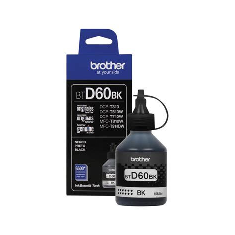 Compra Tanque de Tinta Brother BTD60BK Negro 6500 Páginas BTD60BK