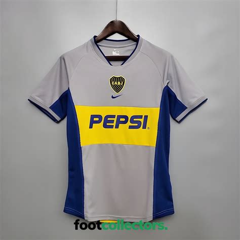 MAILLOT RETRO VINTAGE BOCA JUNIOR AWAY 2002