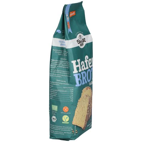 Bauckhof Haferbrot Vollkorn Backmischung Glutenfrei 500 G Redcare