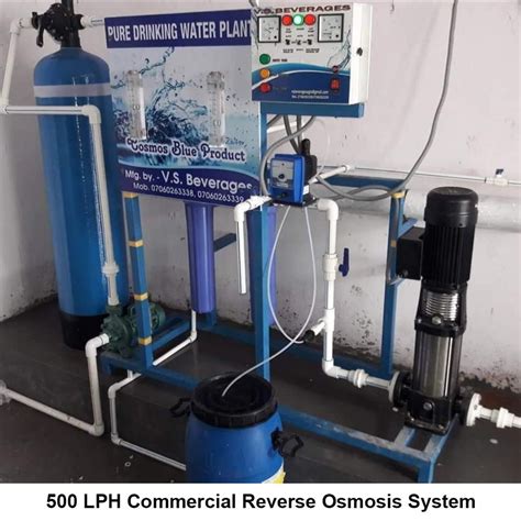 500 LPH Commercial Reverse Osmosis System Mild Steel At 89999 In Agra