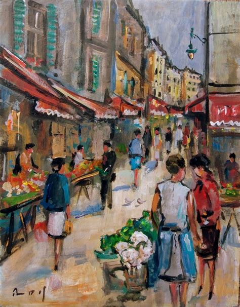 DENIS pascal dit ROY Paris marché rue Mouffetard Catawiki