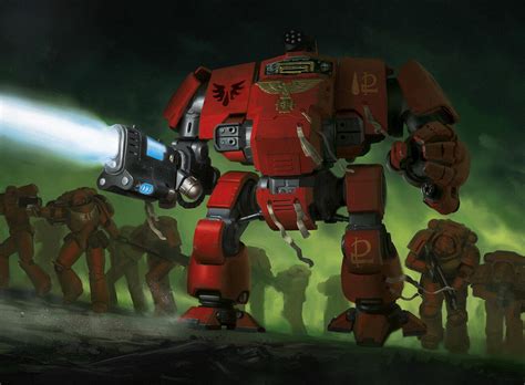 Redemptor Dreadnought Art By Philip Helliwell 40k Gallery