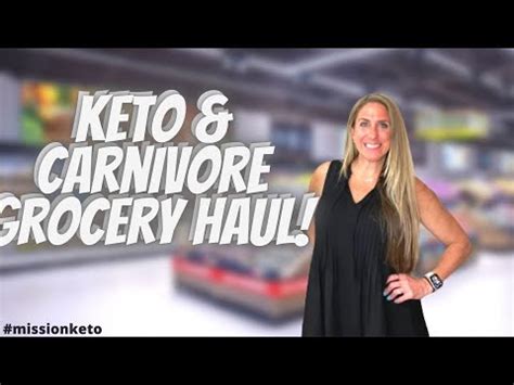 KETO GROCERY HAUL WHAT I BUY FOR THE WEEK FOR CARNIVORE AND TOTAL