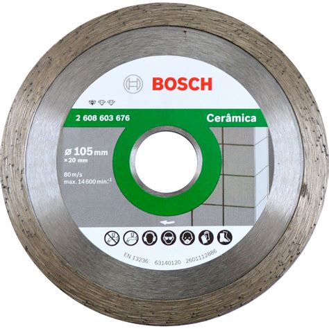 Disco Diamantado Standard Ceramic Lsio 105mm Bosch Natal Home