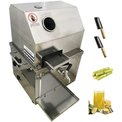 Intsupermai Electric Sugar Cane Juicer Press Machine Sugarcane Juice