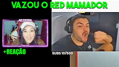 ALERQUINA REAGINDO Ao RED MAMADOR YouTube