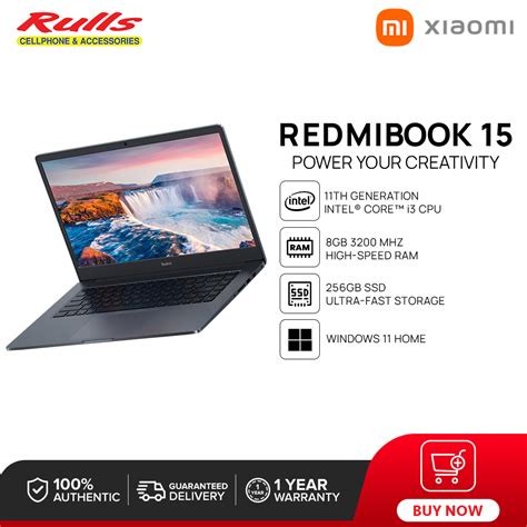 Xiaomi RedmiBook 15 Laptop 11th Gen Intel Core I3 CPU 8GB 3200MHz