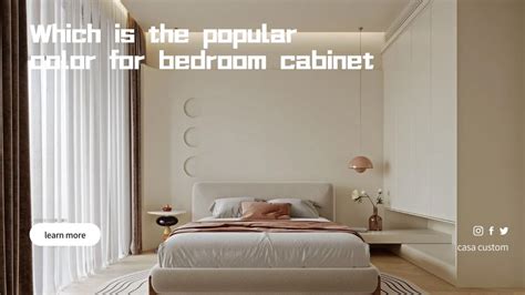 The Most Popular Colors for Bedroom Cabinets: Timeless Elegance and ...