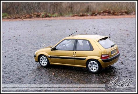 Miniature Citroen Saxo Ottomobile Vts Jaune Heliodor Voiture