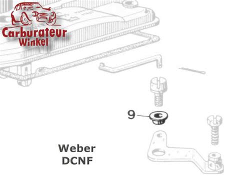 12775 010 Busje Voor Choke Hendel Van Weber DCNF Carburateur