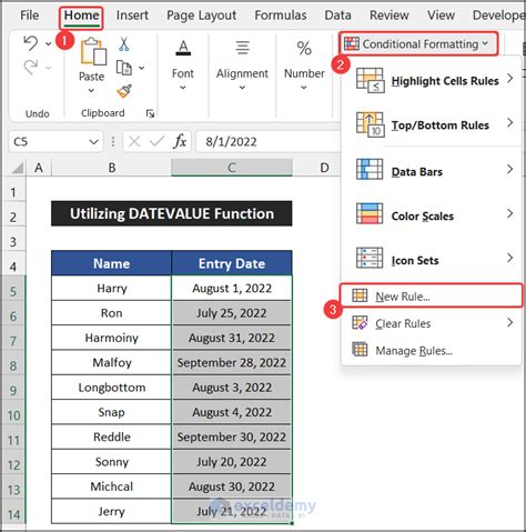 How To Apply Conditional Formatting For Dates That Are Older Than A