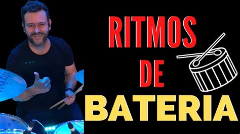 Ritmos de bateria básico para iniciantes 5 Ritmos YouTube