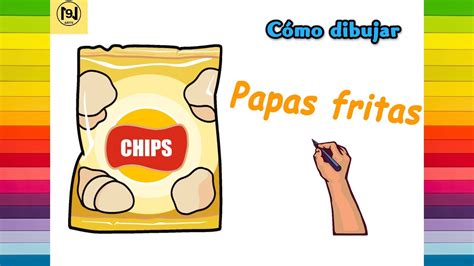 Cómo Dibujar Una Bolsa De Papas Fritas Fácil No 9 Artes Youtube