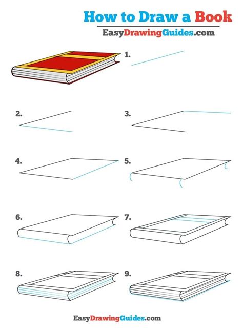 How to Draw a Book- Really Easy Drawing Tutorial