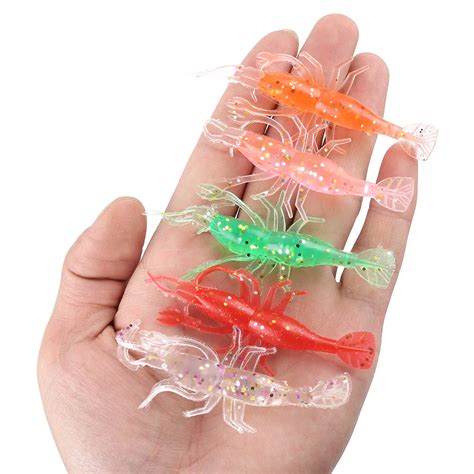 Aliexpress Buy Pcs Soft Shrimp Bait Luminous Soft Lobster Type