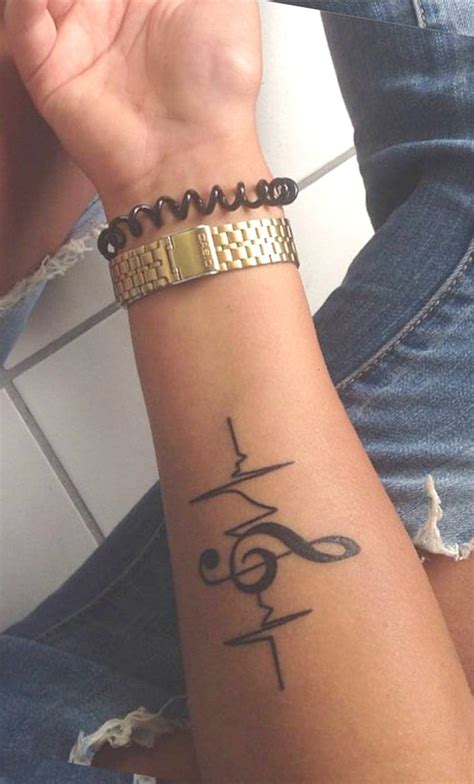 Tattoos For Girls On Wrist Music Notes