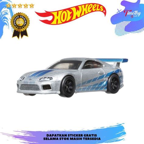 Jual Hot Wheels Premium Toyota Supra Fast Furious Silver Garis Langit R34 Di Seller Timothy