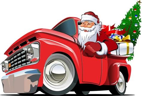 Antique Ford Trucks In Red Are Popular In Holiday Advertising