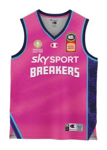 New Zealand Breakers Forma Tarihi Basketball Jersey Archive