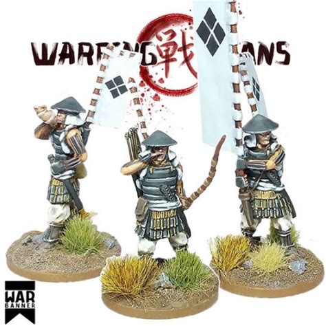 Warbanner Ashigaru With Yumi Bow Command