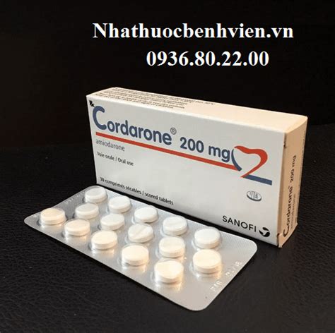 Thuốc Cordarone 200mg Đặt Mua 0936 80 22 00