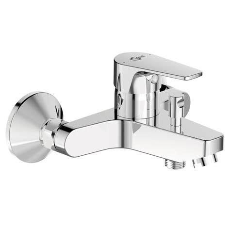 Mitigeur mécanique de baignoire chromé, IDEAL STANDARD Esla chrome ...