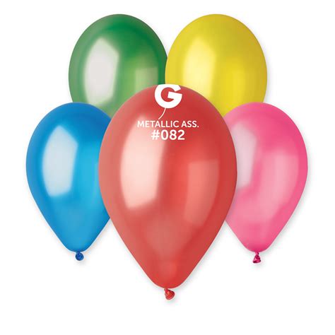 Gemar Latex Balloons Bag Of Metallic Metallic Assorted