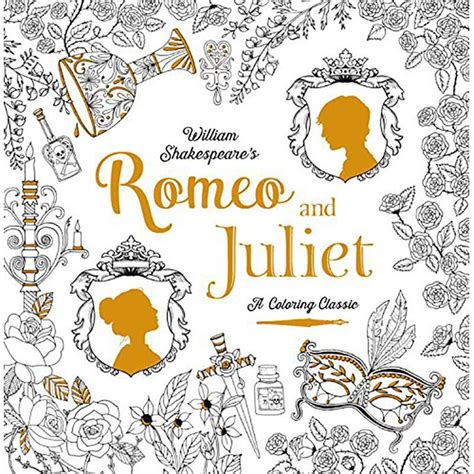 Romeo And Julia Classic Colouring William Shakespeare Shakespeare