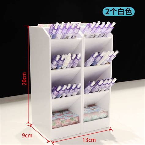 Ballpen Organizer Diagonal Acrylic Four Layer Storage Pen Holder Pen