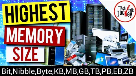 What Is Highest Memory Size Memory Size Explained Bit Nibble Byte