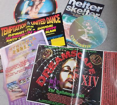 Job Lot Of Rave Hardcore S Flyers Helter Skelter Dreamscape