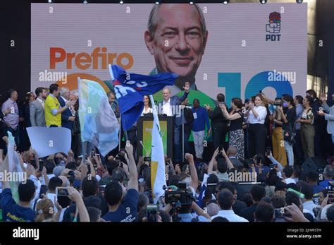 BRASÍLIA DF 20 07 2022 CIRO GOMES LANÇA CANDIDATURA A PRESIDENTE